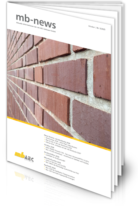 mb-news 05-25 - mb-news-Magazin stehend mb-news 05-25 - Titelseite des mb-news-Magazins