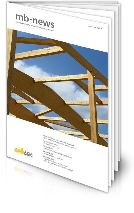 mb-news 02-26 - mb-news-Magazin stehend mb-news 02-26 - Titelseite des mb-news-Magazins
